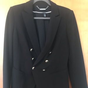 White House Black Market military style blazer 6/P